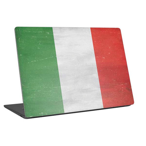 Italy Flag Distressed Universal Laptop 16.6in (13.4 x 9.7in) Skin